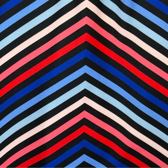 Tommy Hilfiger Sleeveless Striped Crepe Scuba Dress. Size 8 - Picture 11 of 11